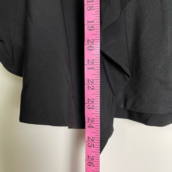 Calvin Klein Black Open Front  Waterfall Cardigan Jacket Size XS - Picture 9 of 9